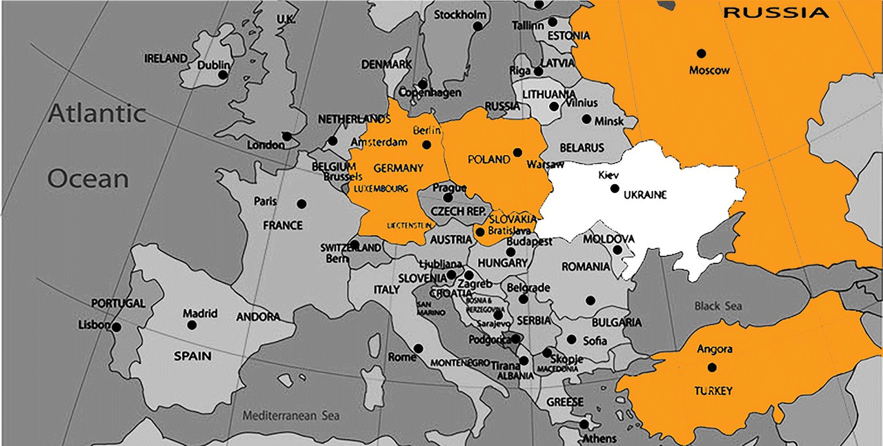 Карта европпы