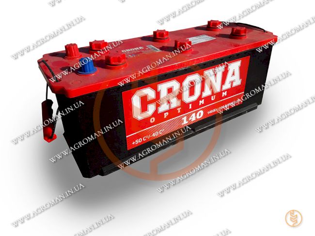 Аккумулятор 6СТ-140 АПЗ CRONA (+/-)